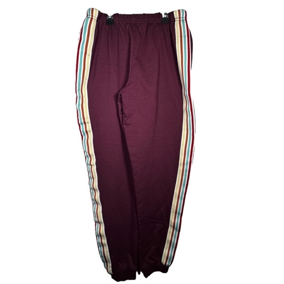Deep Purple / Plum and White Track Joggers and Crewneck Set - Picture 7 of 7